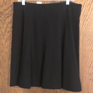 Loft black skirt